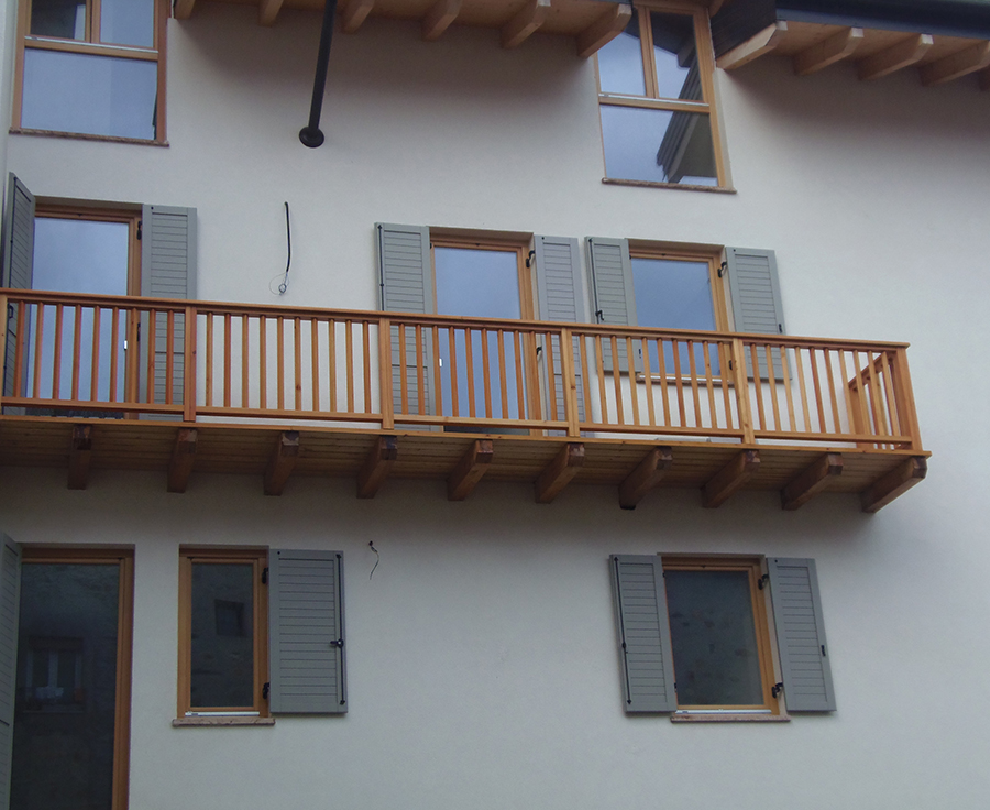 Balconi in legno